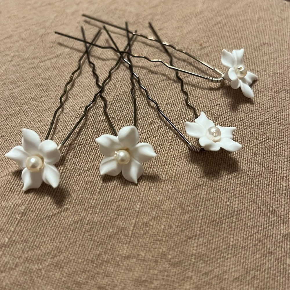 Flower Hair Pins